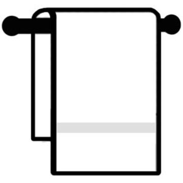 Picture of OXFORD IMPERIALE MAX 27x50 #14.00 LBS BATH TOWEL DOBBY BORDER WHITE