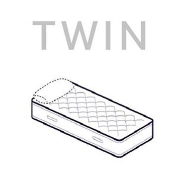 Picture of DUVET COVER MICRO FIBER 66 X 94 TWIN WHITE 125 GSM